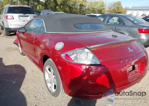 2008 Mitsubishi Eclipse Spyder Gs from USA, damaged, VIN 4A3AL25F88E038611